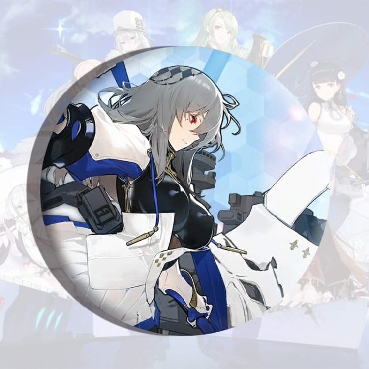 Azur Lane Anime tinplate brooch badge price for 5 pcs