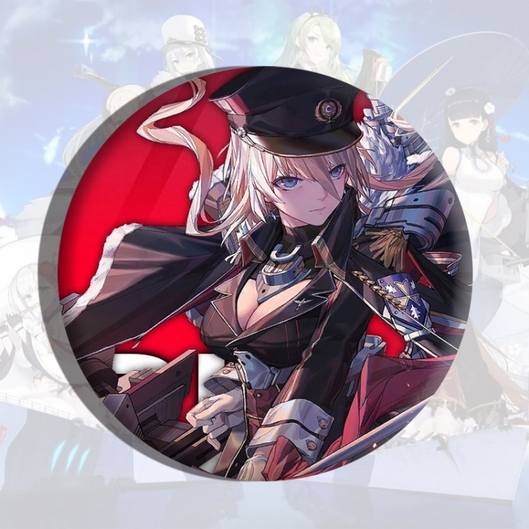 Azur Lane Anime tinplate brooch badge price for 5 pcs