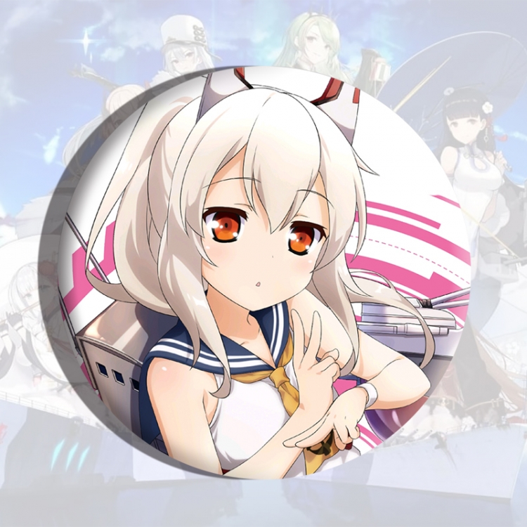 Azur Lane Anime tinplate brooch badge price for 5 pcs