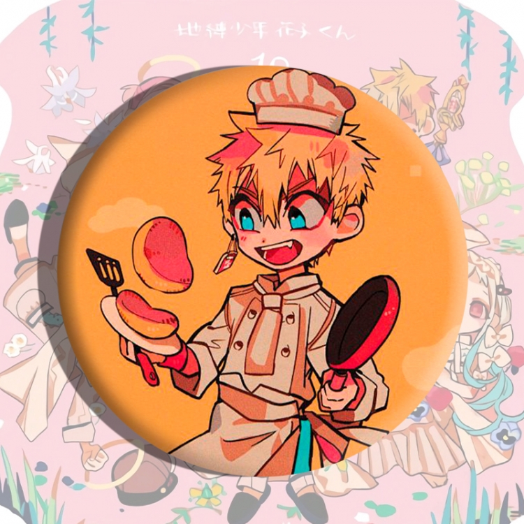 Toilet-bound Hanako-kun Anime tinplate brooch badge price for 5 pcs