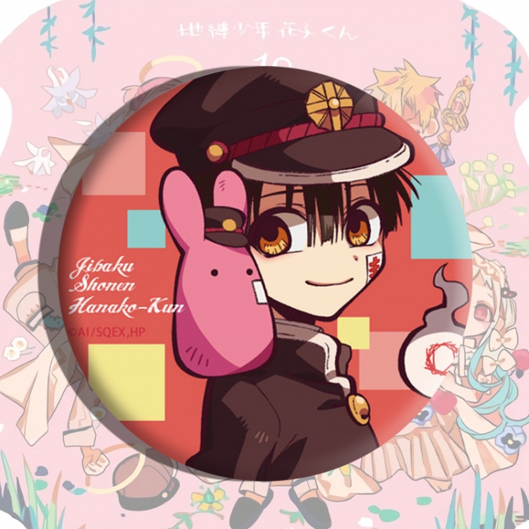 Toilet-bound Hanako-kun Anime tinplate brooch badge price for 5 pcs