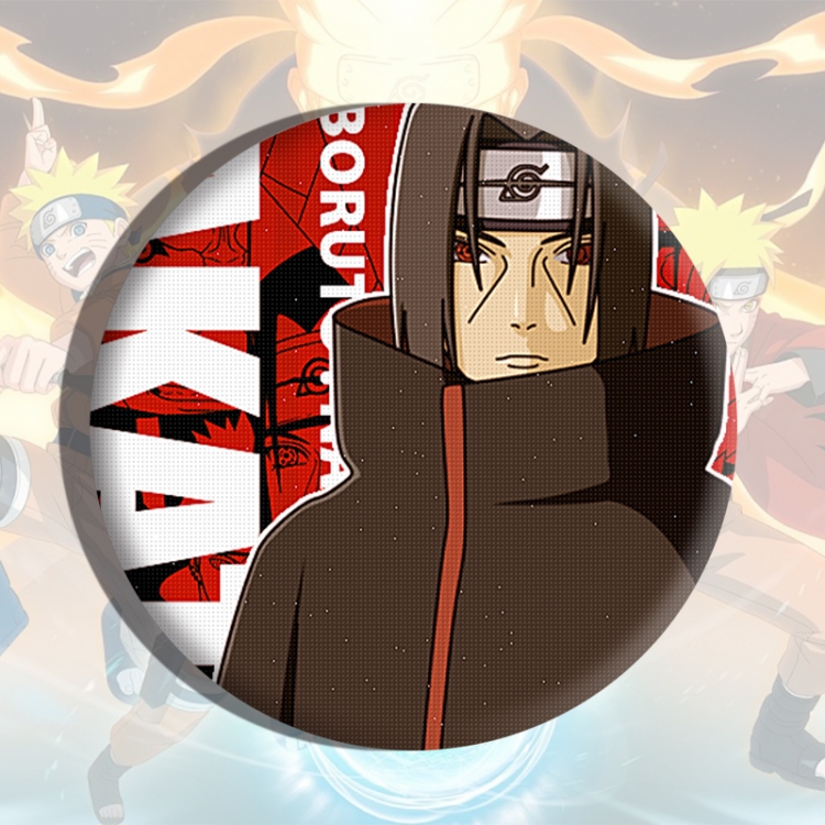 Naruto Anime tinplate brooch badge price for 5 pcs