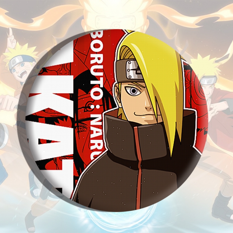 Naruto Anime tinplate brooch badge price for 5 pcs