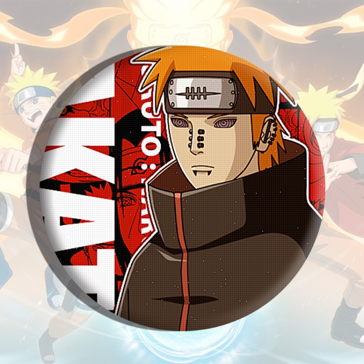 Naruto Anime tinplate brooch badge price for 5 pcs