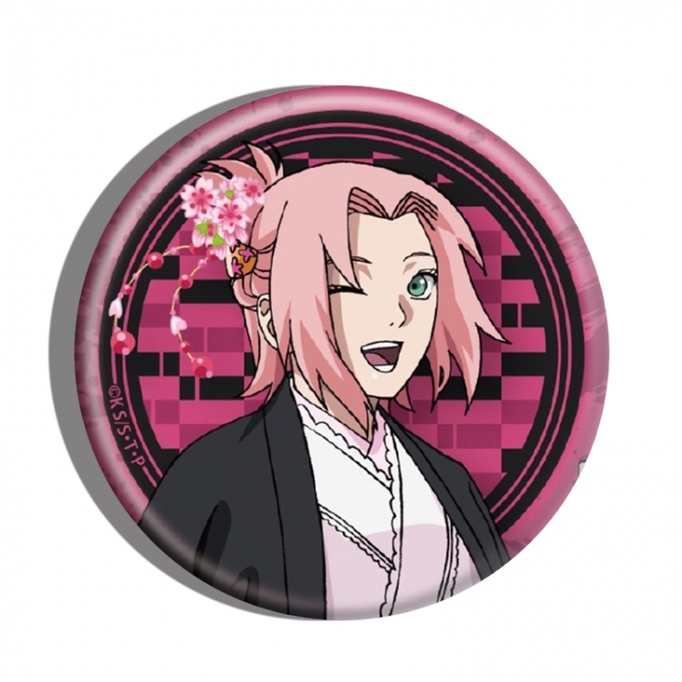 Naruto Anime tinplate brooch badge price for 5 pcs