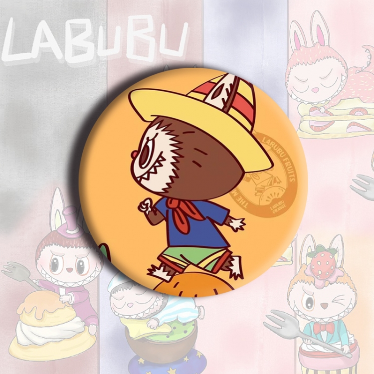 LABUBU Anime tinplate brooch badge price for 5 pcs