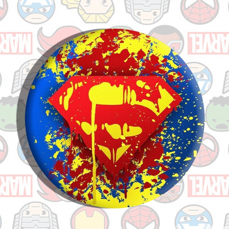 Superman Anime tinplate brooch badge price for 5 pcs