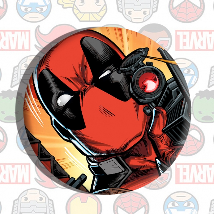 Deadpool Anime tinplate brooch badge price for 5 pcs