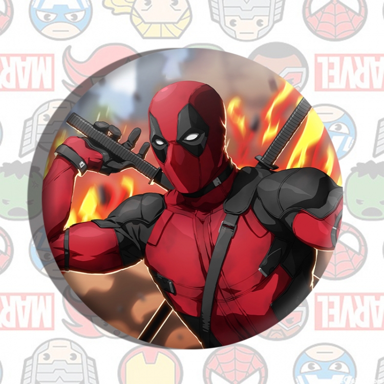 Deadpool Anime tinplate brooch badge price for 5 pcs