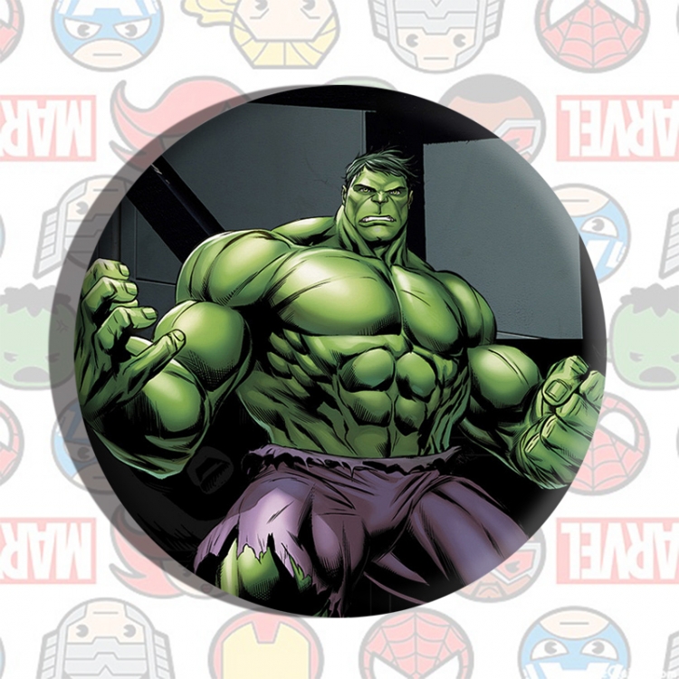 The Hulk Anime tinplate brooch badge price for 5 pcs