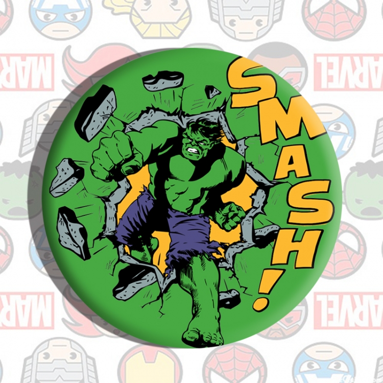 The Hulk Anime tinplate brooch badge price for 5 pcs