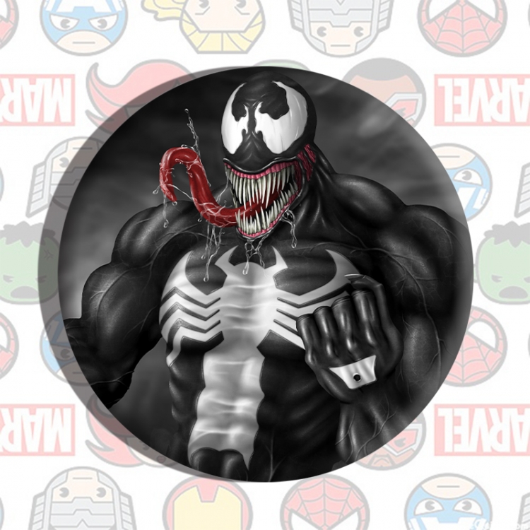 venom Anime tinplate brooch badge price for 5 pcs