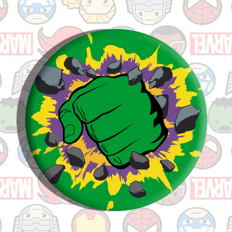 The Hulk Anime tinplate brooch badge price for 5 pcs