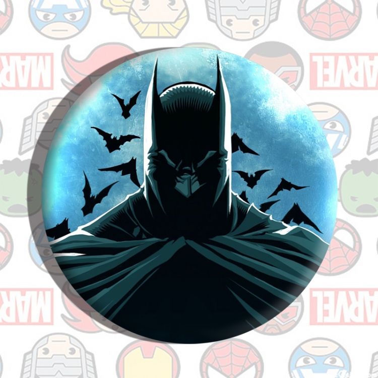 Batman Anime tinplate brooch badge price for 5 pcs