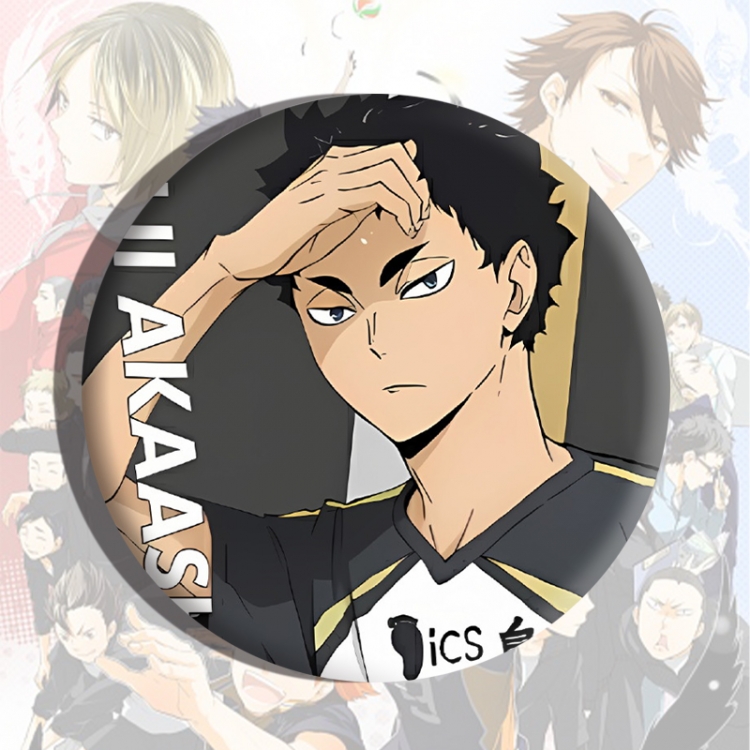 Haikyuu!! Anime tinplate brooch badge price for 5 pcs