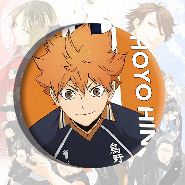 Haikyuu!! Anime tinplate brooch badge price for 5 pcs