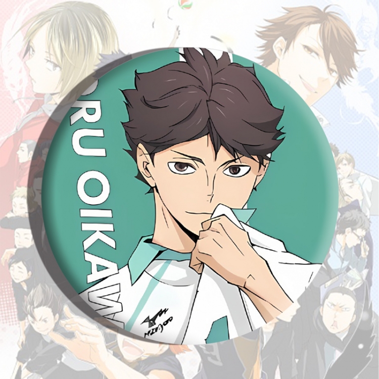 Haikyuu!! Anime tinplate brooch badge price for 5 pcs