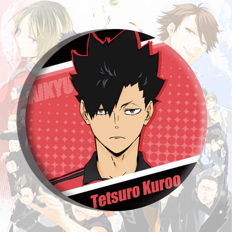 Haikyuu!! Anime tinplate brooch badge price for 5 pcs