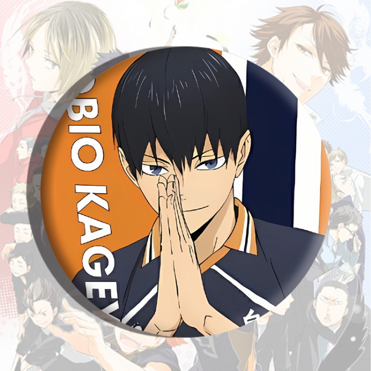 Haikyuu!! Anime tinplate brooch badge price for 5 pcs