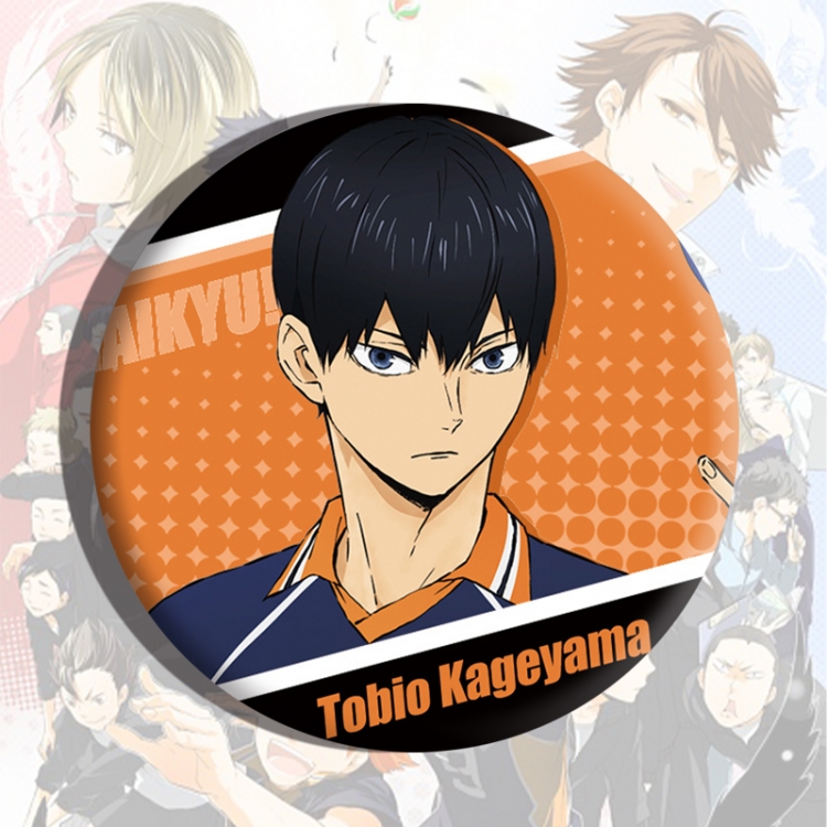 Haikyuu!! Anime tinplate brooch badge price for 5 pcs