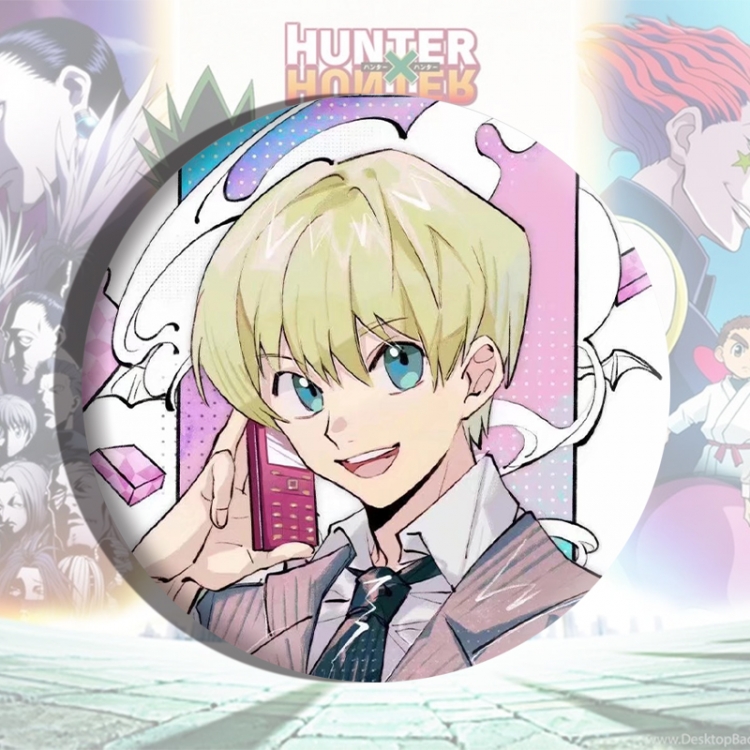 HunterXHunter Anime tinplate brooch badge price for 5 pcs