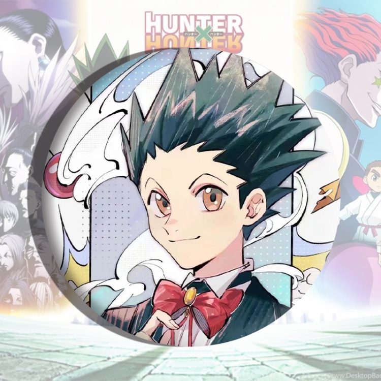 HunterXHunter Anime tinplate brooch badge price for 5 pcs