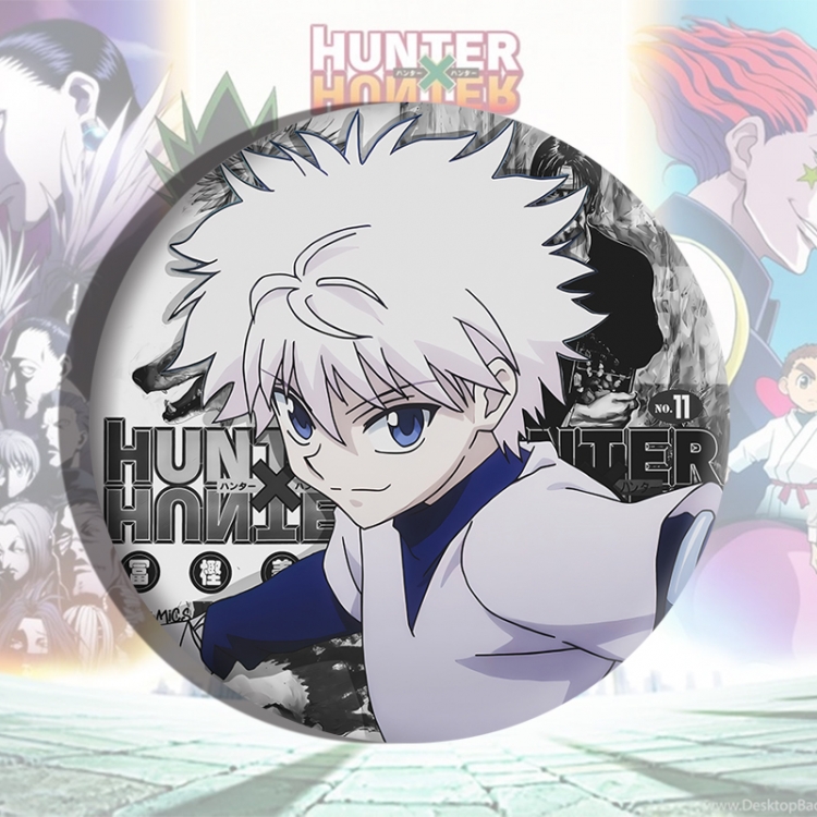 HunterXHunter Anime tinplate brooch badge price for 5 pcs