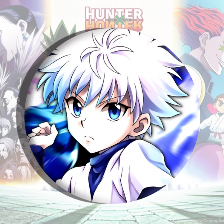 HunterXHunter Anime tinplate brooch badge price for 5 pcs