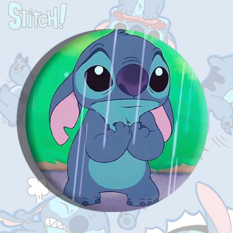 Lilo & Stitch Anime tinplate brooch badge price for 5 pcs