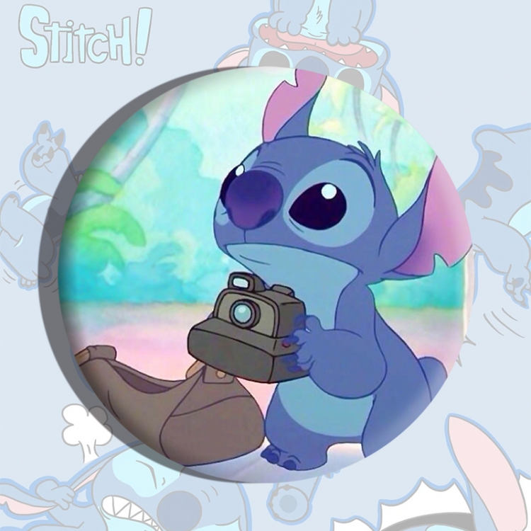 Lilo & Stitch Anime tinplate brooch badge price for 5 pcs