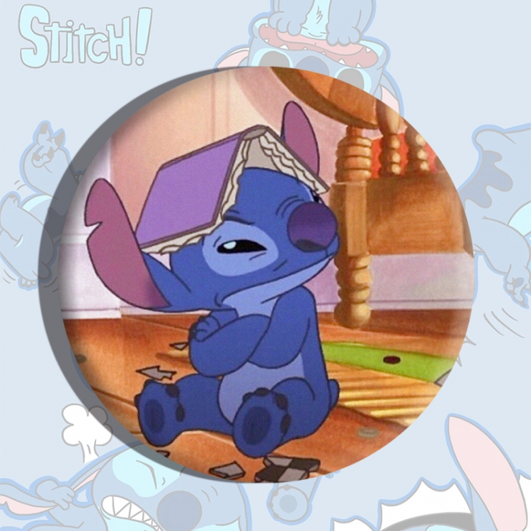 Lilo & Stitch Anime tinplate brooch badge price for 5 pcs