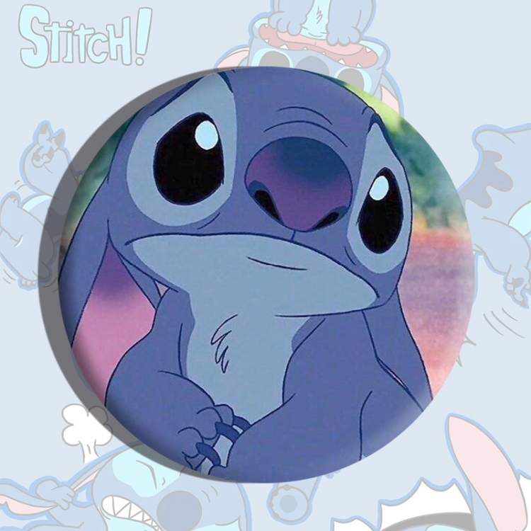 Lilo & Stitch Anime tinplate brooch badge price for 5 pcs