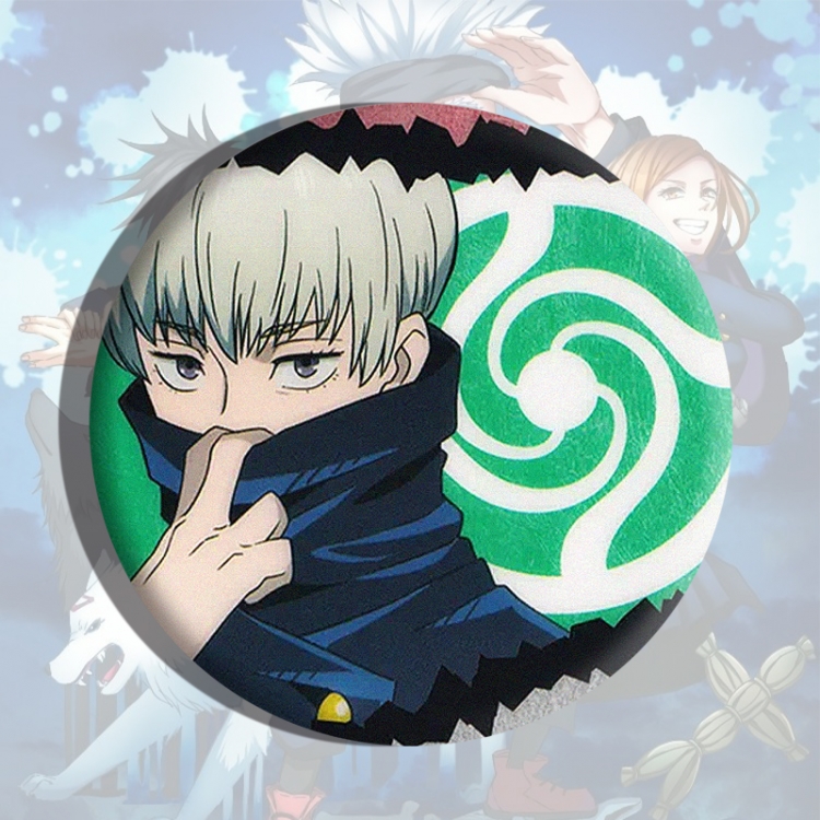 Jujutsu Kaisen Anime tinplate brooch badge price for 5 pcs