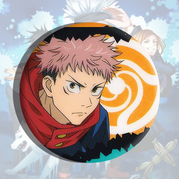 Jujutsu Kaisen Anime tinplate brooch badge price for 5 pcs