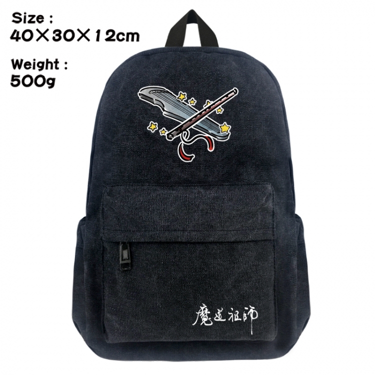 The wizard of the de Canvas top and bottom backpack 40X30X12CM