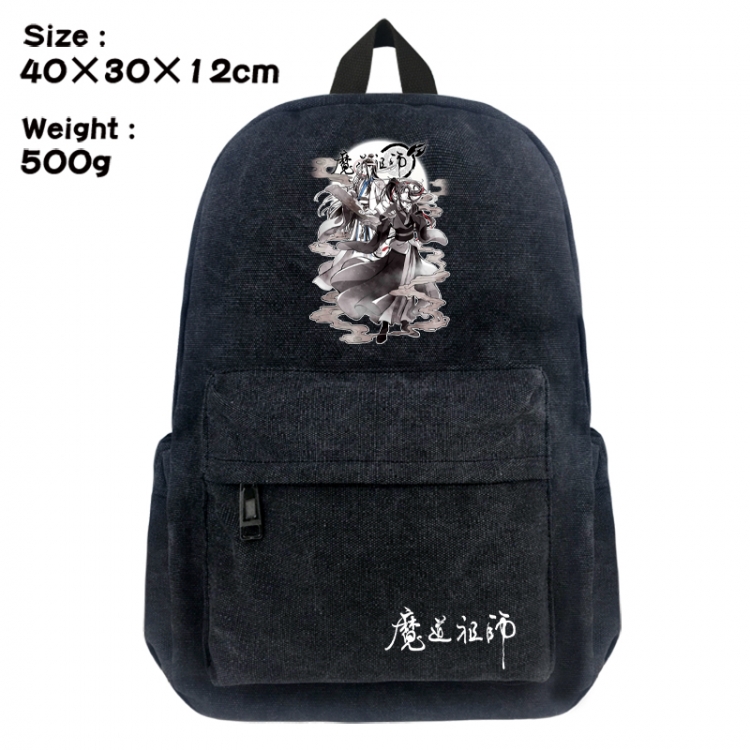 The wizard of the de Canvas top and bottom backpack 40X30X12CM