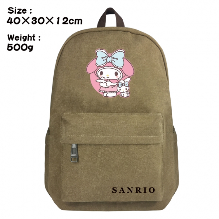 sanrio Canvas top and bottom backpack 40X30X12CM