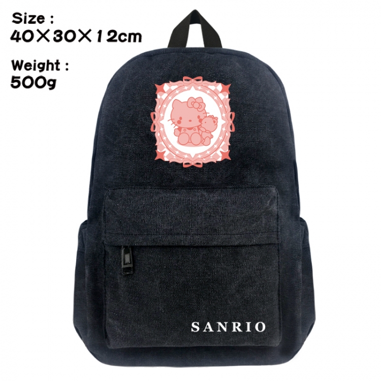 sanrio Canvas top and bottom backpack 40X30X12CM