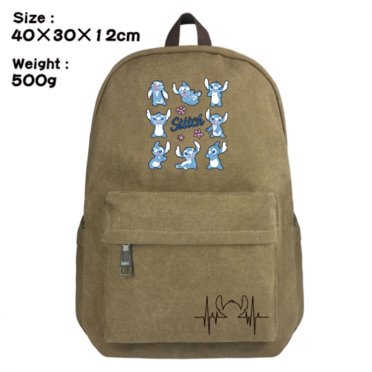 Lilo & Stitch Canvas top and bottom backpack 40X30X12CM