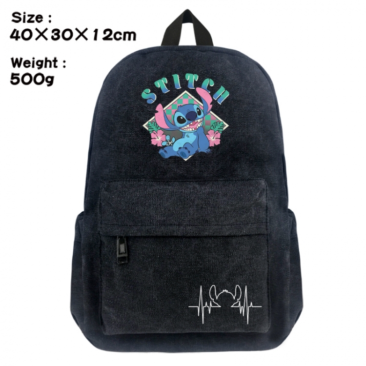 Lilo & Stitch Canvas top and bottom backpack 40X30X12CM