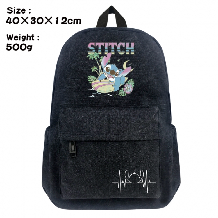 Lilo & Stitch Canvas top and bottom backpack 40X30X12CM