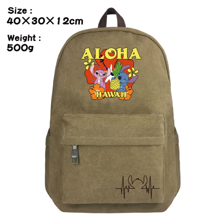 Lilo & Stitch Canvas top and bottom backpack 40X30X12CM