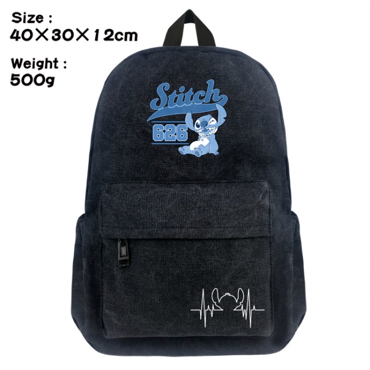 Lilo & Stitch Canvas top and bottom backpack 40X30X12CM