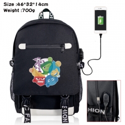 Inside Out canvas USB backpack...