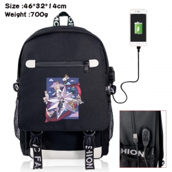 straykids canvas USB backpack ...