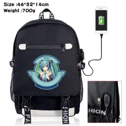 Hatsune Miku canvas USB backpa...