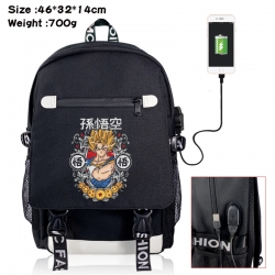 DRAGON BALL canvas USB backpac...