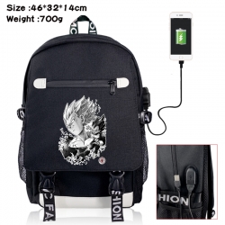 DRAGON BALL canvas USB backpac...