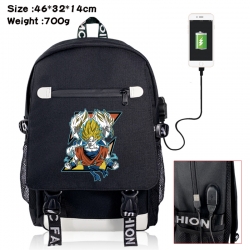 DRAGON BALL canvas USB backpac...