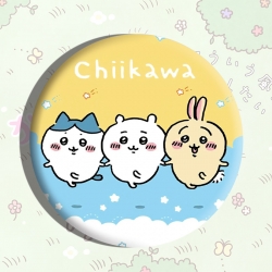 Chiikawa Anime tinplate brooch...